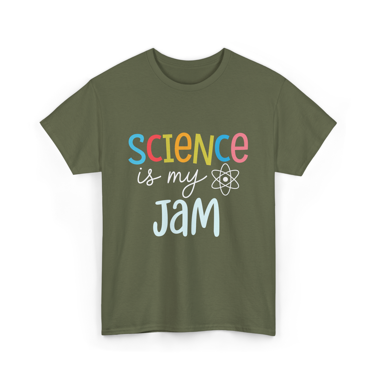 Science is my Jam Science T-Shirt - Military Green