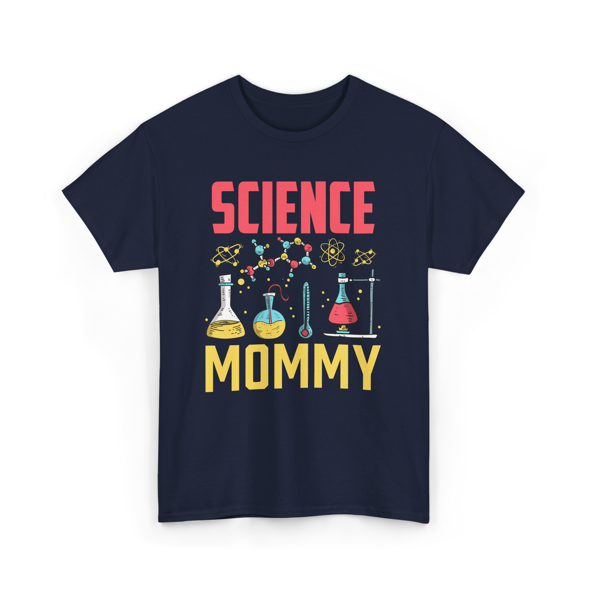 Science Mommy Science Mom T-Shirt - Navy