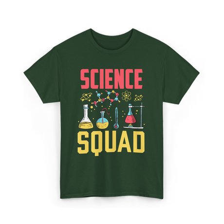 Science Squad Science Research T-Shirt - Forest Green