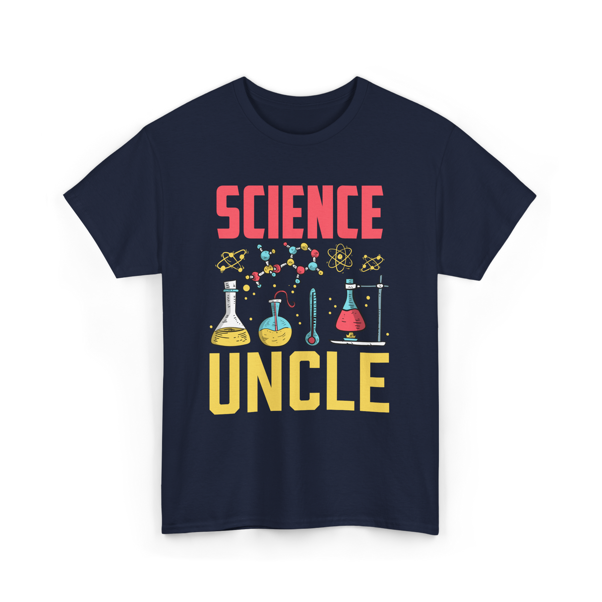 Science Uncle Science Researcher T-Shirt - Navy