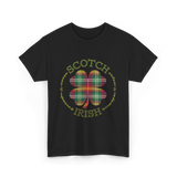 Scotch Irish Clover Scottish Pride T-Shirt - Black