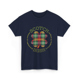 Scotch Irish Clover Scottish Pride T-Shirt - Navy