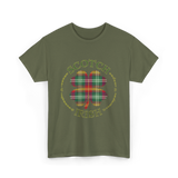 Scotch Irish Clover Scottish Pride T-Shirt - Military Green