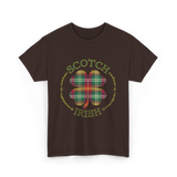 Scotch Irish Clover Scottish Pride T-Shirt - Dark Chocolate