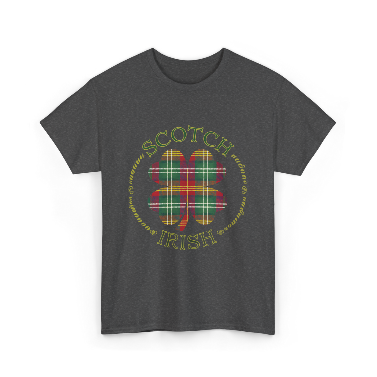 Scotch Irish Clover Scottish Pride T-Shirt - Dark Heather