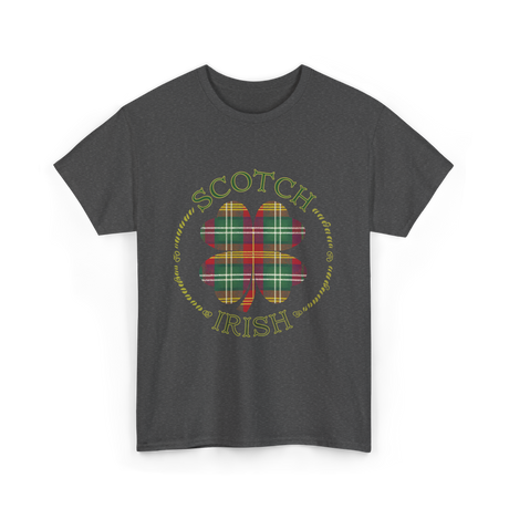 Scotch Irish Clover Scottish Pride T-Shirt - Dark Heather