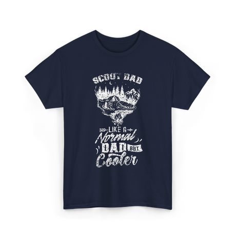 Scout Dad Cooler Scouting T-Shirt - Navy