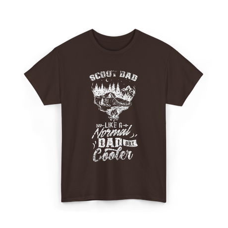 Scout Dad Cooler Scouting T-Shirt - Dark Chocolate