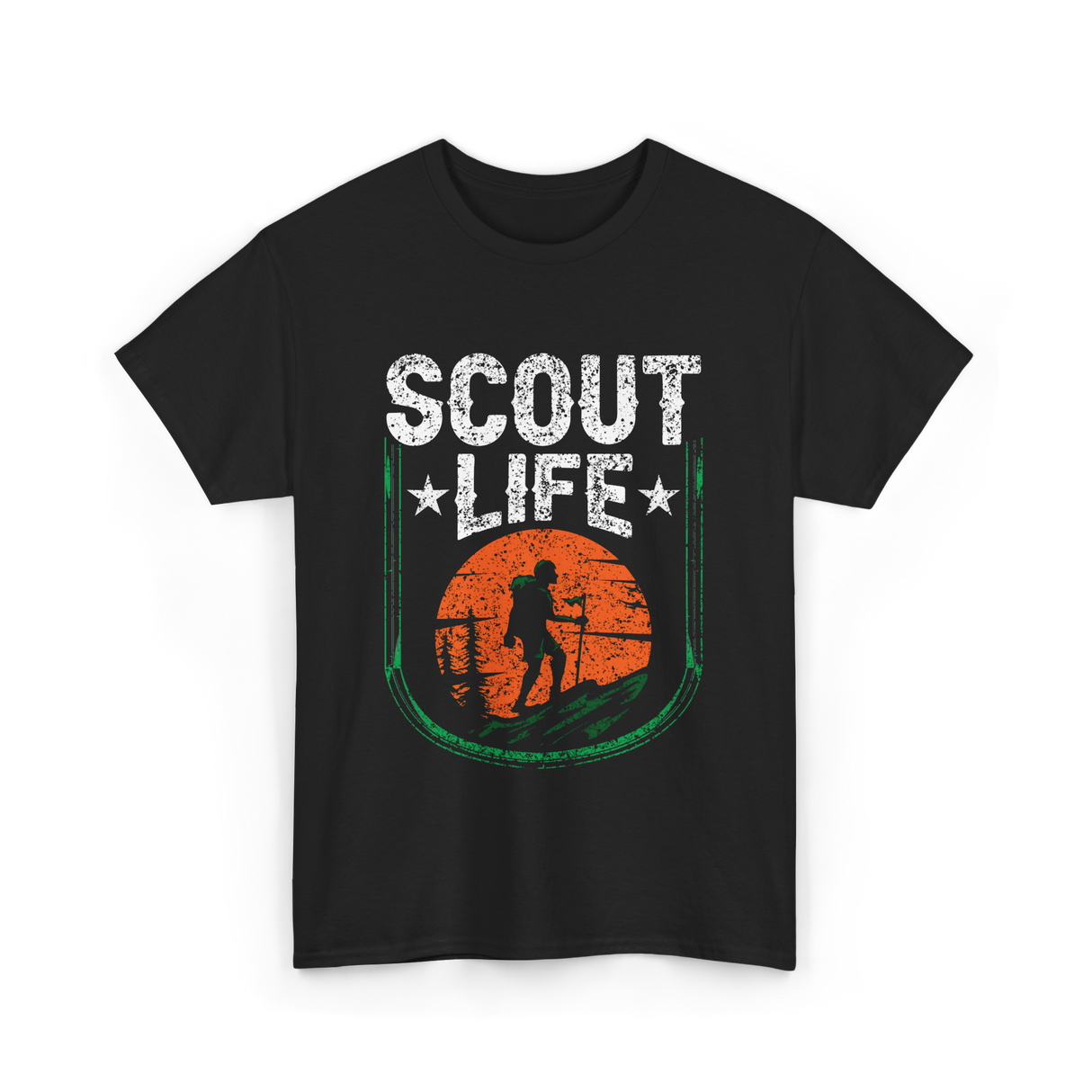 Scout Life Hiking T-Shirt - Black