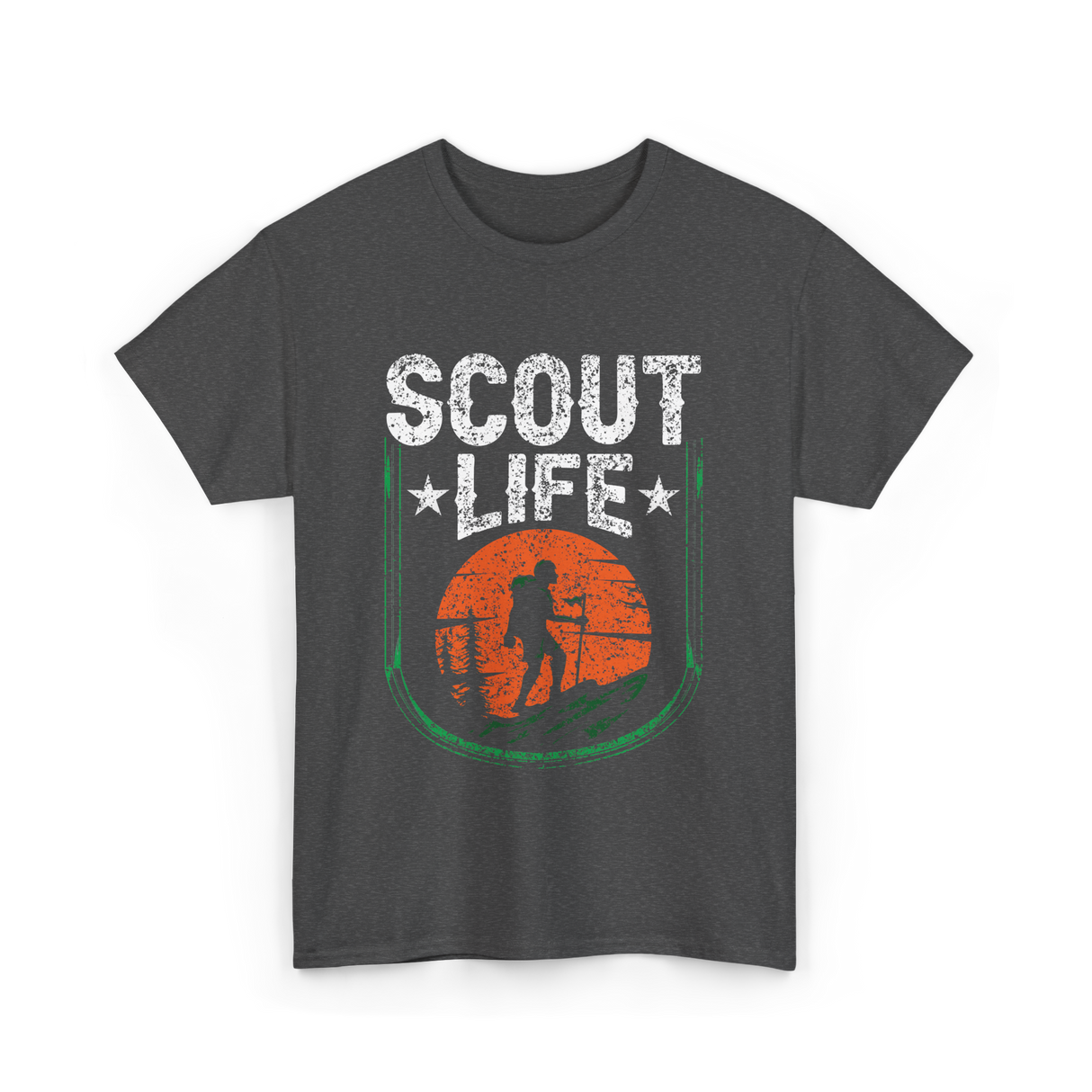 Scout Life Hiking T-Shirt - Dark Heather