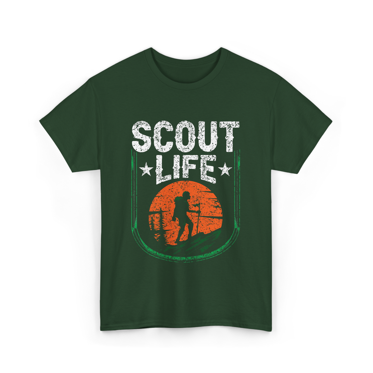 Scout Life Hiking T-Shirt - Forest Green