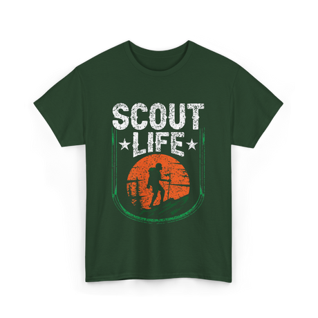 Scout Life Hiking T-Shirt - Forest Green