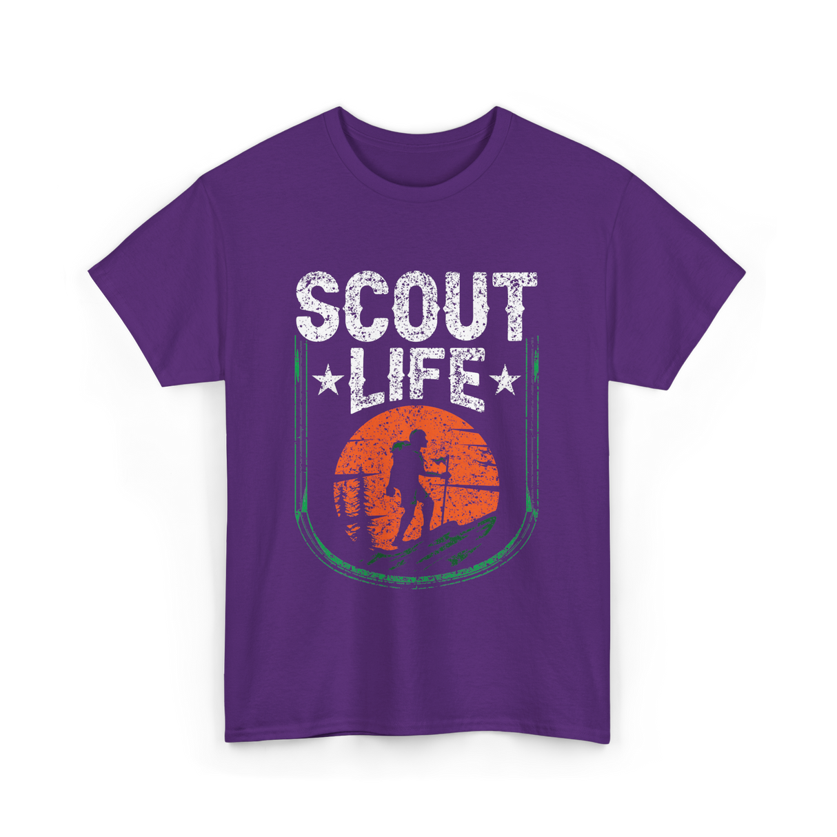 Scout Life Hiking T-Shirt - Purple