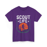 Scout Life Hiking T-Shirt - Purple