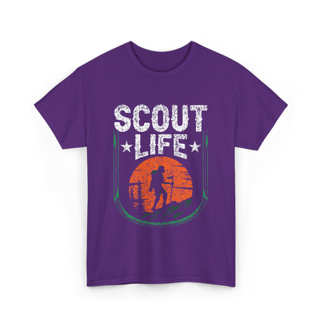 Scout Life Hiking T-Shirt - Purple