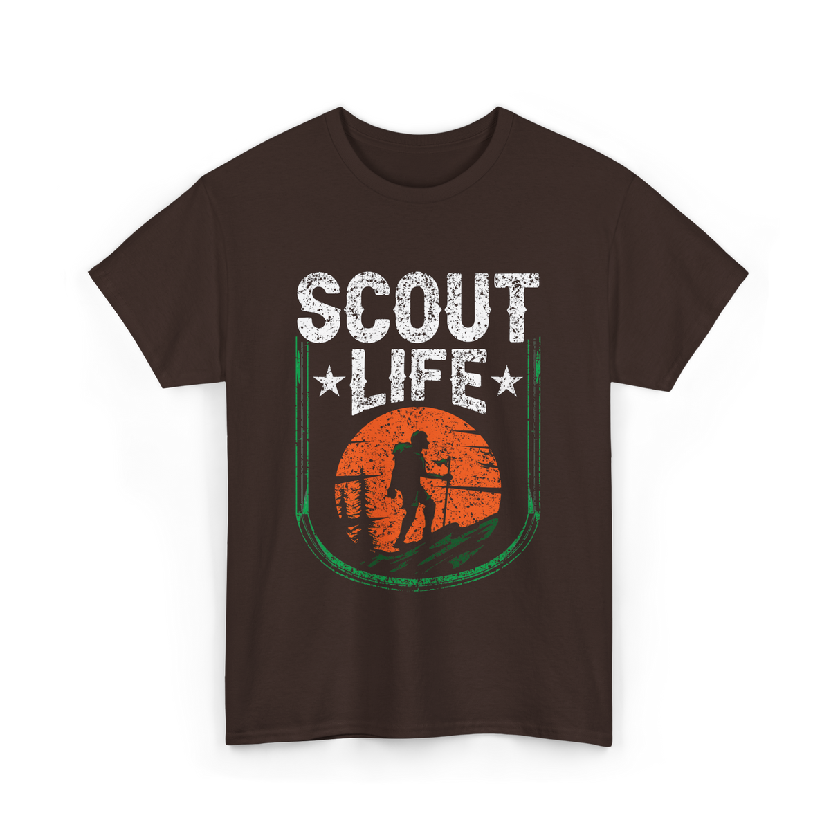 Scout Life Hiking T-Shirt - Dark Chocolate