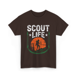 Scout Life Hiking T-Shirt - Dark Chocolate