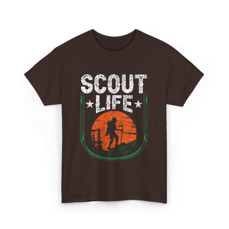 Scout Life Hiking T-Shirt - Dark Chocolate