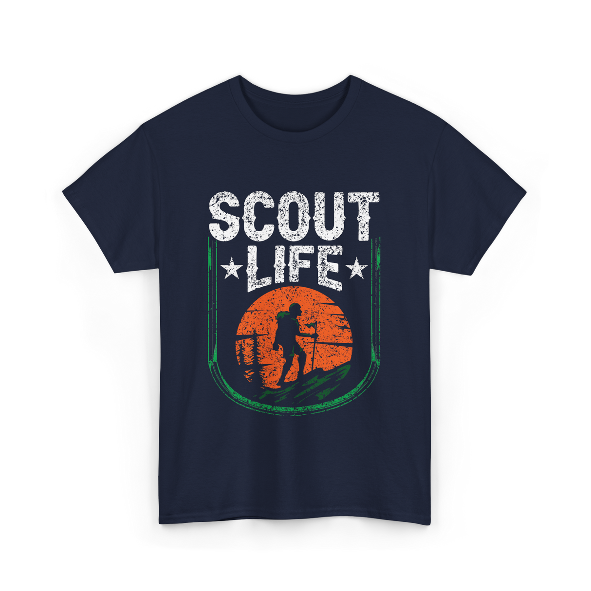 Scout Life Hiking T-Shirt - Navy