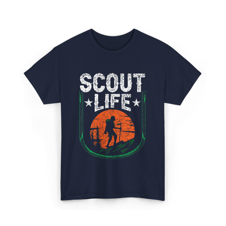 Scout Life Hiking T-Shirt - Navy