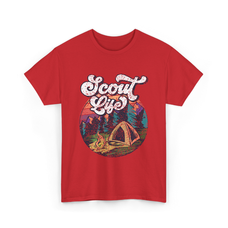 Scout Life Outdoor Scouting Adventure T-Shirt - Red