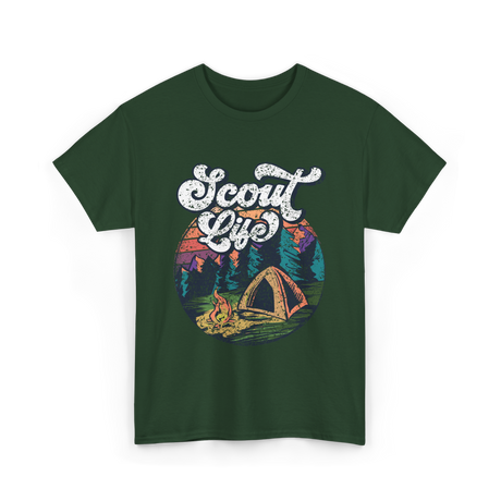 Scout Life Outdoor Scouting Adventure T-Shirt - Forest Green