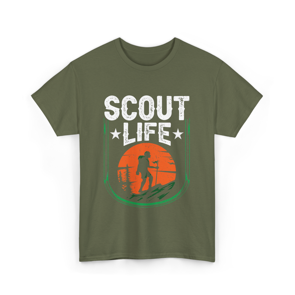 Scout Life T-Shirt - Military Green