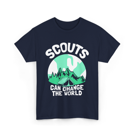 Scouts Can Change World Scouting T-Shirt - Navy