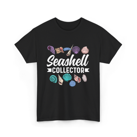 Seashell Collector Beach Seashells T-Shirt - Black