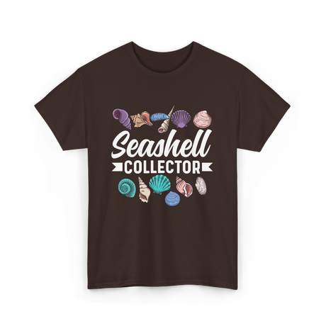 Seashell Collector Beach Seashells T-Shirt - Dark Chocolate