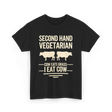 Second Hand Vegetarian Carnivore T-Shirt - Black