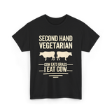 Second Hand Vegetarian Carnivore T-Shirt - Black