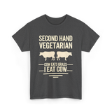 Second Hand Vegetarian Carnivore T-Shirt - Dark Heather