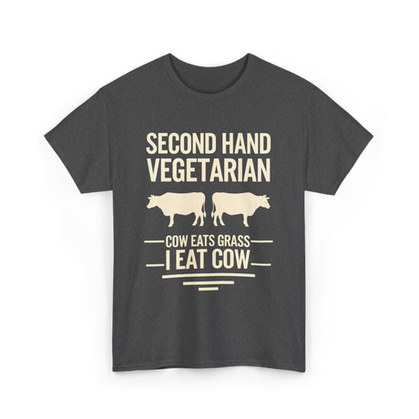 Second Hand Vegetarian Carnivore T-Shirt - Dark Heather