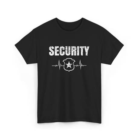 Security Badge Security Officer T-Shirt - Black