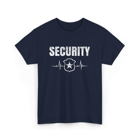 Security Badge Security Officer T-Shirt - Navy