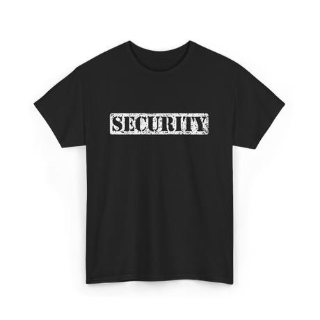 Security Security Guard Protector T-Shirt - Black