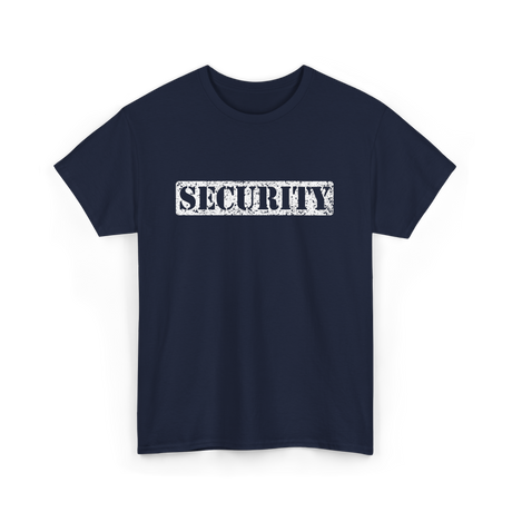 Security Security Guard Protector T-Shirt - Navy