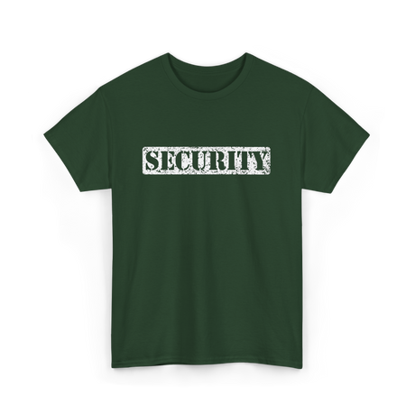 Security Security Guard Protector T-Shirt - Forest Green