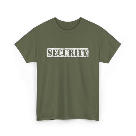 Security Security Guard Protector T-Shirt - Military Green