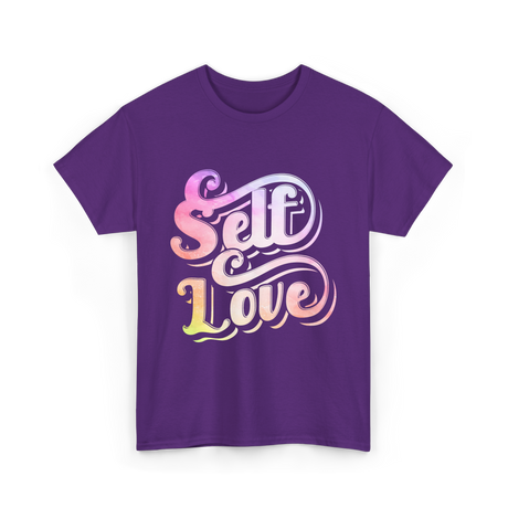 Self Love Positive Affirmation T-Shirt - Purple