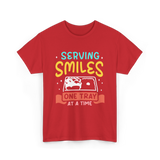 Serving Smiles Cafeteria Workers T-Shirt - Red