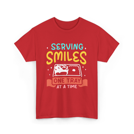 Serving Smiles Cafeteria Workers T-Shirt - Red