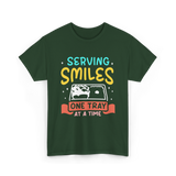 Serving Smiles Cafeteria Workers T-Shirt - Forest Green