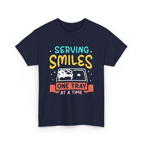 Serving Smiles Cafeteria Workers T-Shirt - Navy