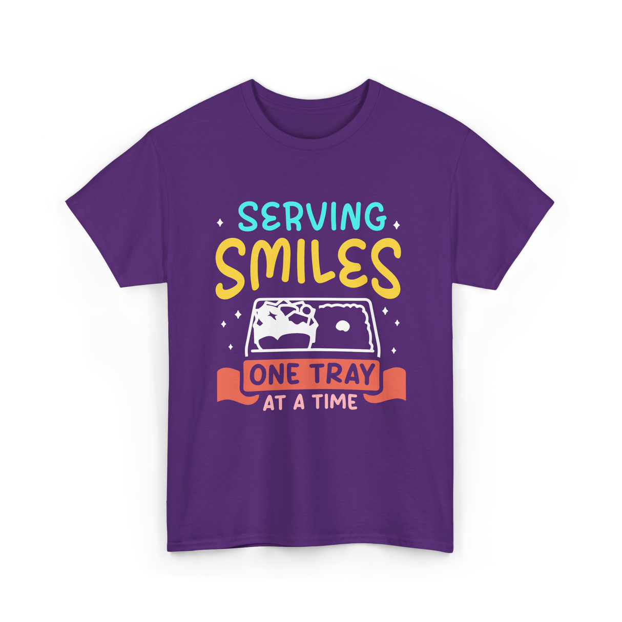 Serving Smiles Cafeteria Workers T-Shirt - Purple