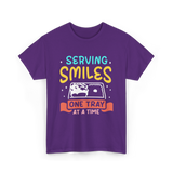 Serving Smiles Cafeteria Workers T-Shirt - Purple