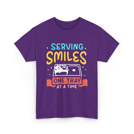 Serving Smiles Cafeteria Workers T-Shirt - Purple