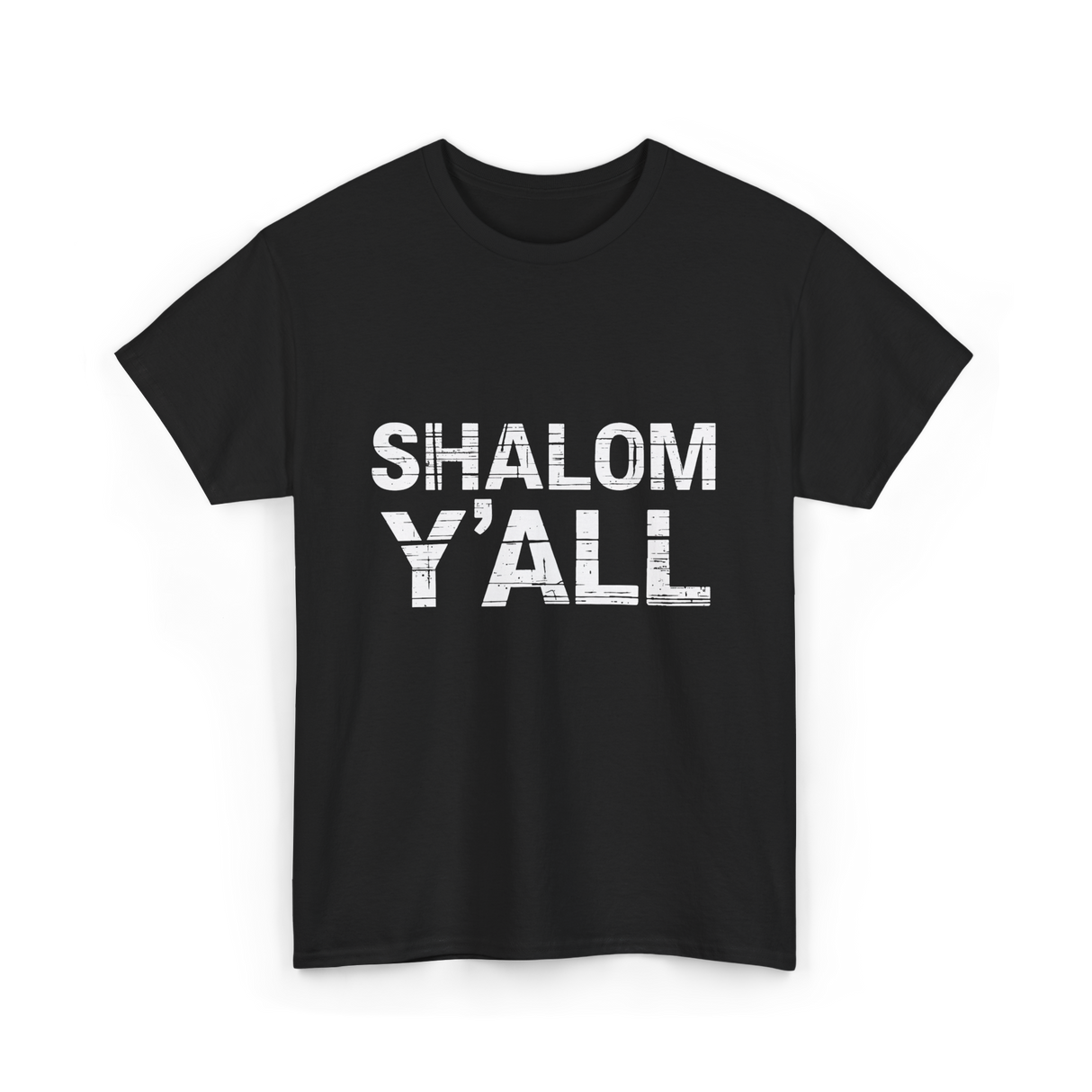 Shalom Y'all Jewish Culture T-Shirt - Black