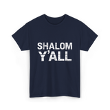 Shalom Y'all Jewish Culture T-Shirt - Navy